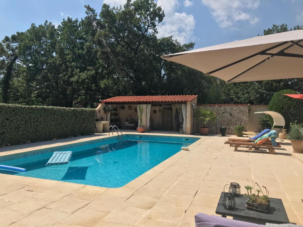 La Brindille Petit Mas Provencal Meuble De Tourisme 3 Etoiles 2-3 Personnes 1 Piece 30 M2 Tout Confort Lisiere Foret Jardin Jacuzzi Piscine Saint-Paul-en-Forêt Zewnętrze zdjęcie